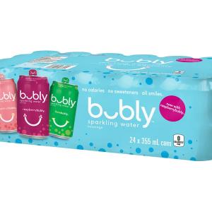 Bubly Sparkling Water (Lime, Grape, Raspberry)